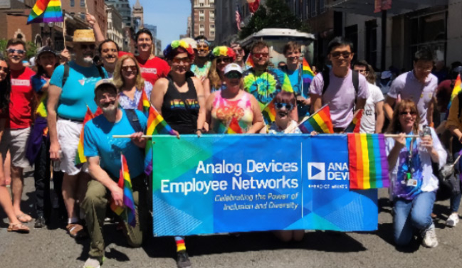 The ADI LGBTQ+ Network on Pride day"