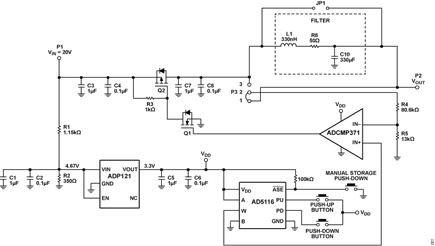 Figure 1. High voltage DAC circuit (Simplified schematic. All components, connections, and decoupling not shown).