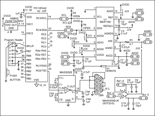 Figure 7. Option 3 schematic, Op Amp circuit.