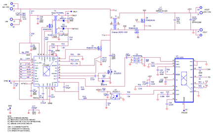 48Vin, 24Vout Active Clamp Forward Converter with High Light Load Efficiency