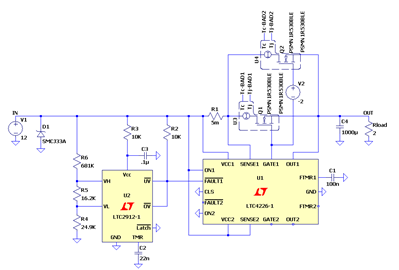 The Bad SOA: Parallel MOSFETs & Single Control Loop (9A instead of 18A)