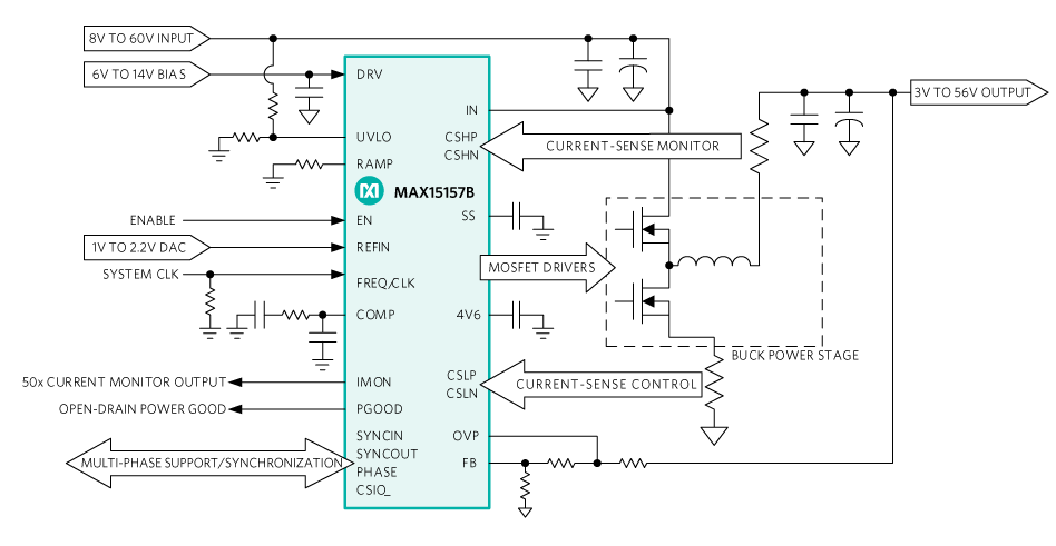 Figure 3. Single-phase DC-to-DC converter.