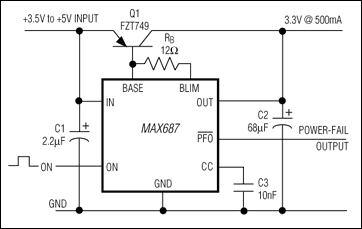 MAX687、MAX688、MAX689：典型工作电路