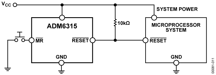 ADM6315 Circuit Diagram