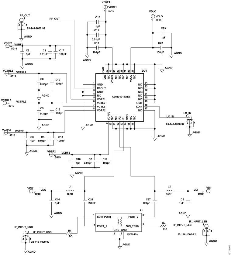 ADMV1011 Circuit Diagram