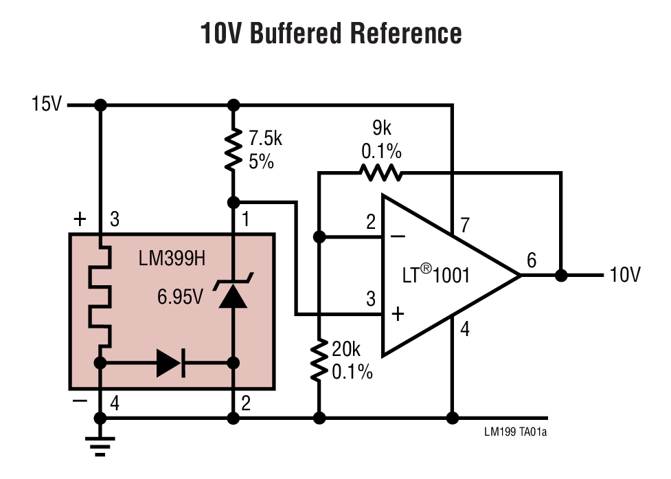 10V Buffered Reference