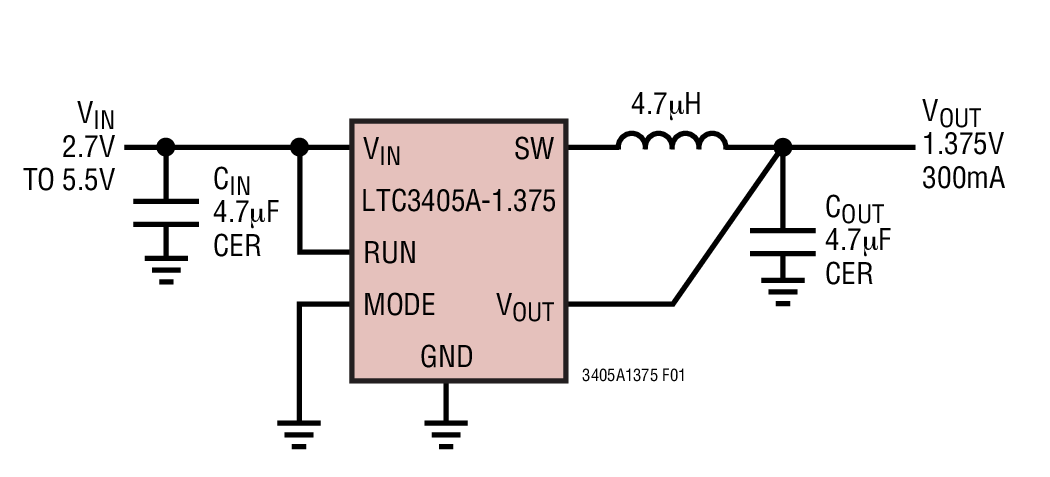 High Efficiency Step-Down Converter