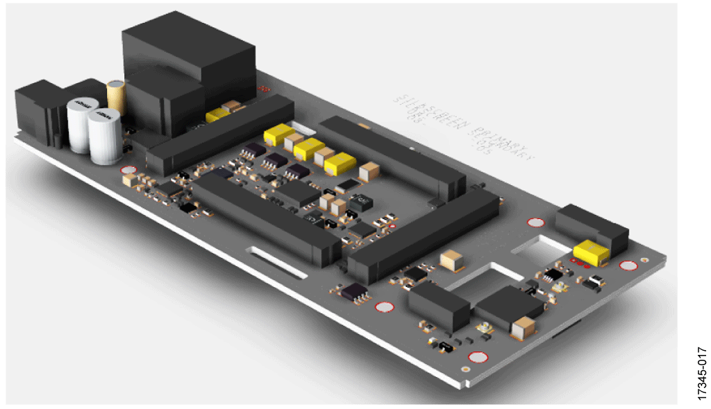 3D Rendering of the ADRV-PACKRF Carrier Board