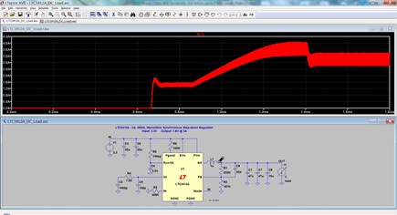 Figure 16. Measurement with a current probe.