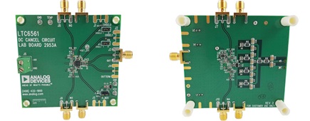 Figure 7. LB2953A DC cancel circuit lab board.