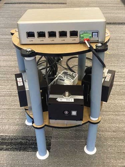Figure 5. Horizontal setup with an NVIDIA Jetson Xavier NX.