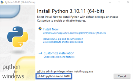 Figure 21: Add to Path