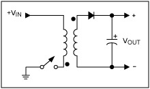 Transformer flyback topology