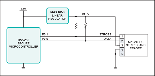 Figure 1. Connections for example application.