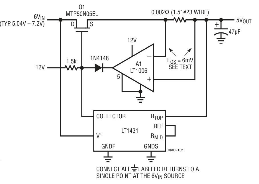Figure 2. Ultra-Low Dropout Regulator.