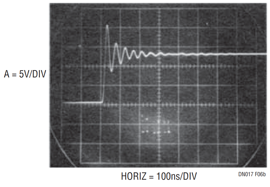 Figure 6b. Rings at Destructive Voltages After a PC Trace Run.