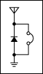 Figure 2. Crystal radio schematic.