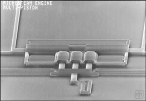 Figure 7.  A triple-piston microsteam engine. Courtesy of Sandia National Laboratories, Summit Technologies.