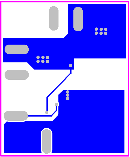 Figure 14. Solder-side PCB layout.