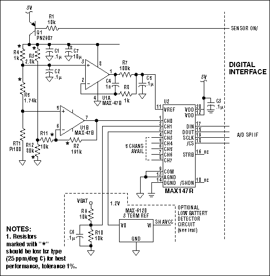 Figure 3. RTD Schematic.