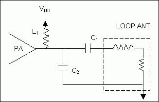 Figure 2. Split capacitor with bias inductor.
