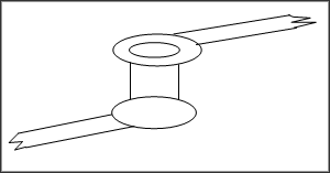 Figure 4. Physical model of via.