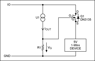 Figure 3. Concept of an improved protection circuit with current source.