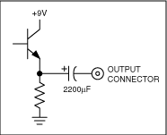 Figure 3. NPN emitter follower driving video output.