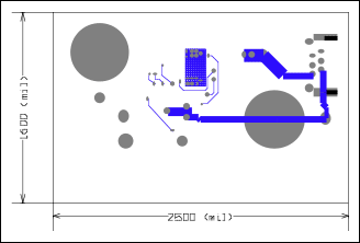 Figure 5. Single-port PCB bottom copper