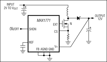 MAX1771: Typical Operating Circuit