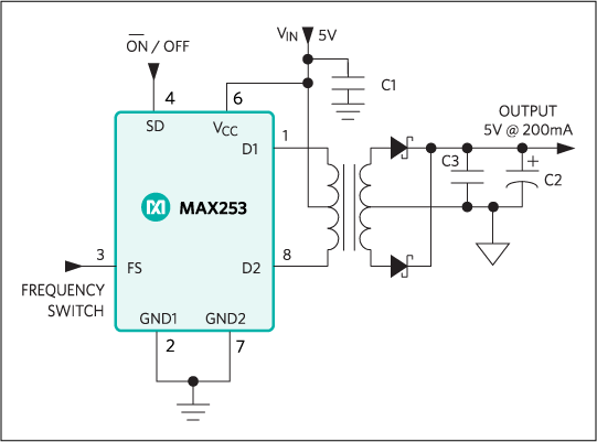 MAX253: Typical Operating Circuit