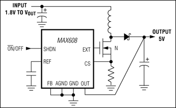 MAX608: Typical Operating Circuit