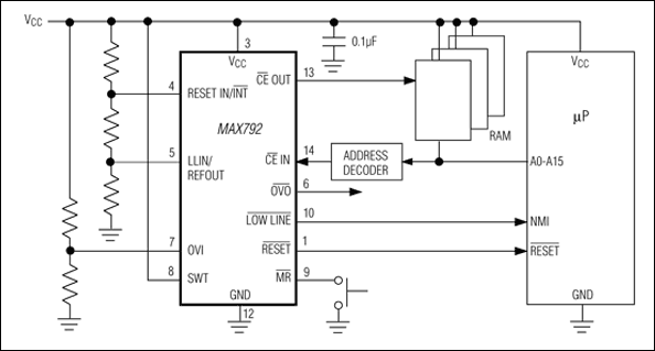 MAX792, MAX792L, MAX792M, MAX792R, MAX792S, MAX792T, MAX820, MAX820L, MAX820M, MAX820R, MAX820S, MAX820T: Typical Operating Circuit