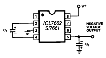 ICL7662, Si7661: Typical Operating Circuit
