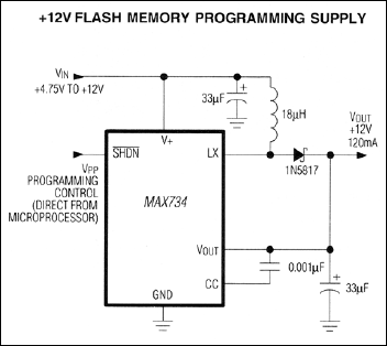 MAX734: Typical Operating Circuit