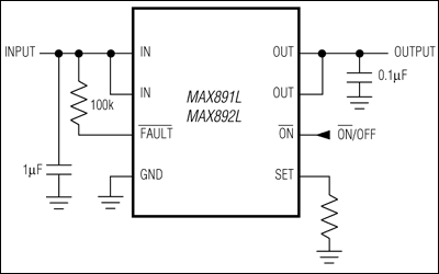 MAX891L, MAX892L: Typical Operating Circuit