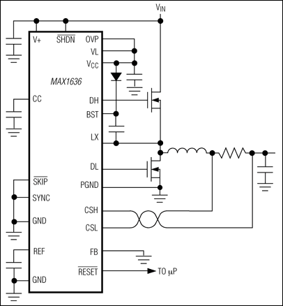 MAX1636: Typical Operating Circuit