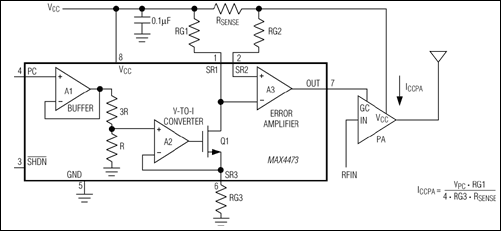 MAX4473: Typical Operating Circuit
