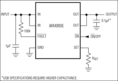MAX893L: Typical Operating Circuit