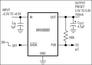 MAX8885: Typical Operating Circuit