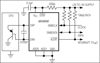 MAX6690: Typical Operating Circuit