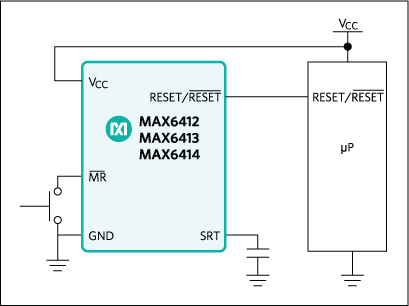 MAX6412, MAX6413, MAX6414, MAX6415, MAX6416, MAX6417, MAX6418, MAX6419, MAX6420: Typical Operating Circuit