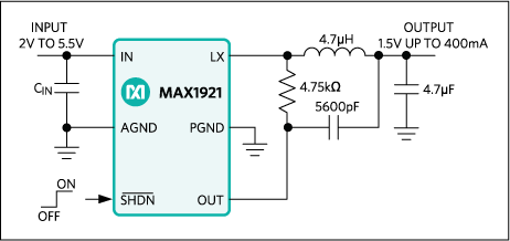 MAX1920, MAX1921: Typical Operating Circuit