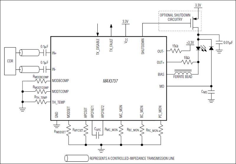 MAX3737: Typical Operating Circuit
