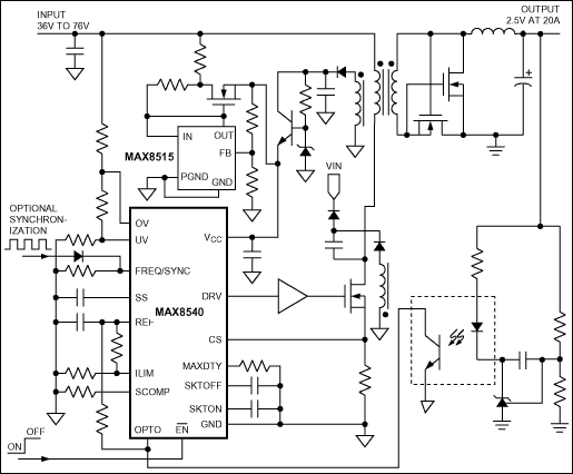 MAX8540, MAX8541: Typical Operating Circuit