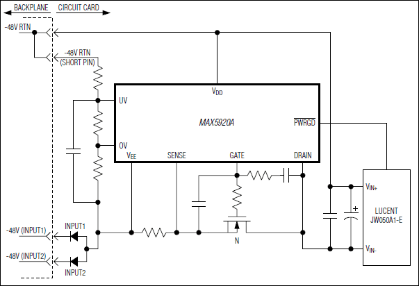 MAX5920: Typical Operating Circuit
