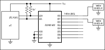 DS2482-800: Typical Operating Circuit