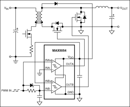 MAX5054, MAX5055, MAX5056, MAX5057: Typical Operating Circuit