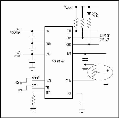 MAX8600, MAX8601: Typical Operating Circuit