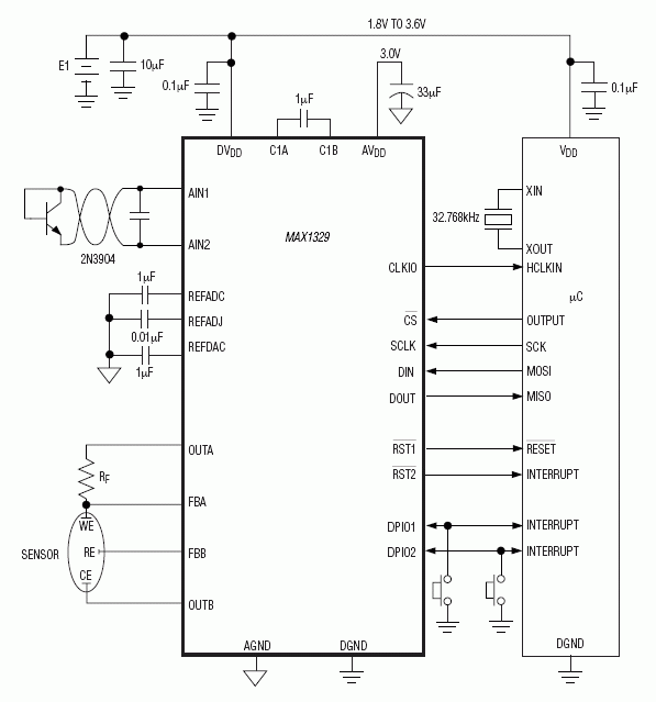MAX1329: Typical Operating Circuit